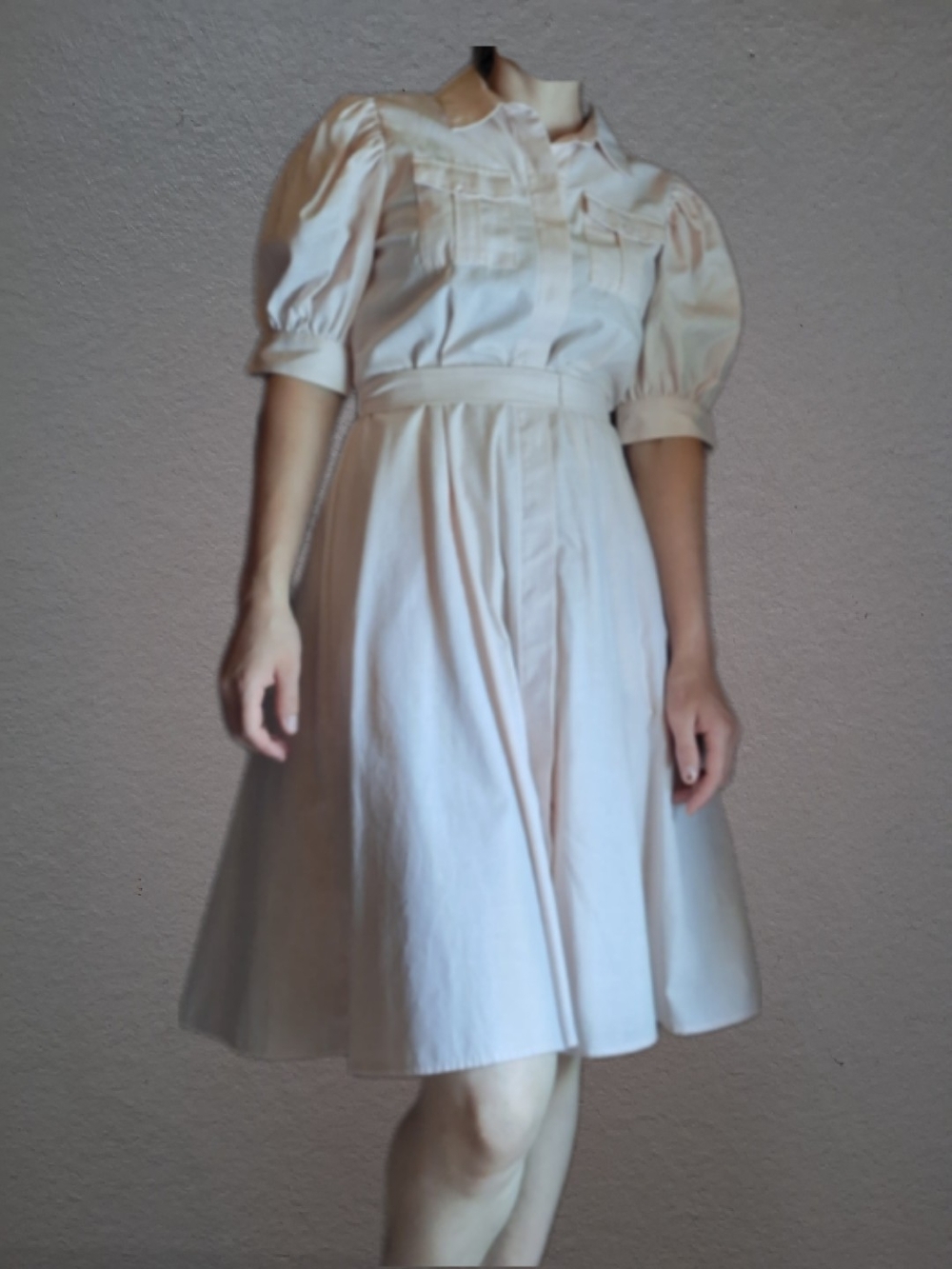 100% Cotton Vintage Pink Calvin Klien Dress NEW With Tags SIZE 2